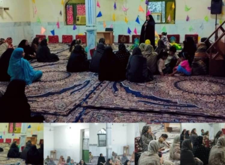 برگزاری کافه گفتگو ازدواج اسان وافزایش جمعیت در روستای کولغ کاشی شهرستان میناب